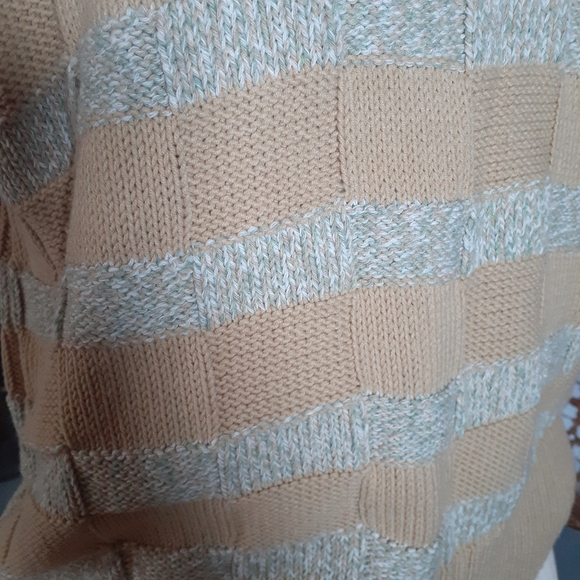 Zara Cotton Blend Oversized Striped Sweater - Picture 11 of 12